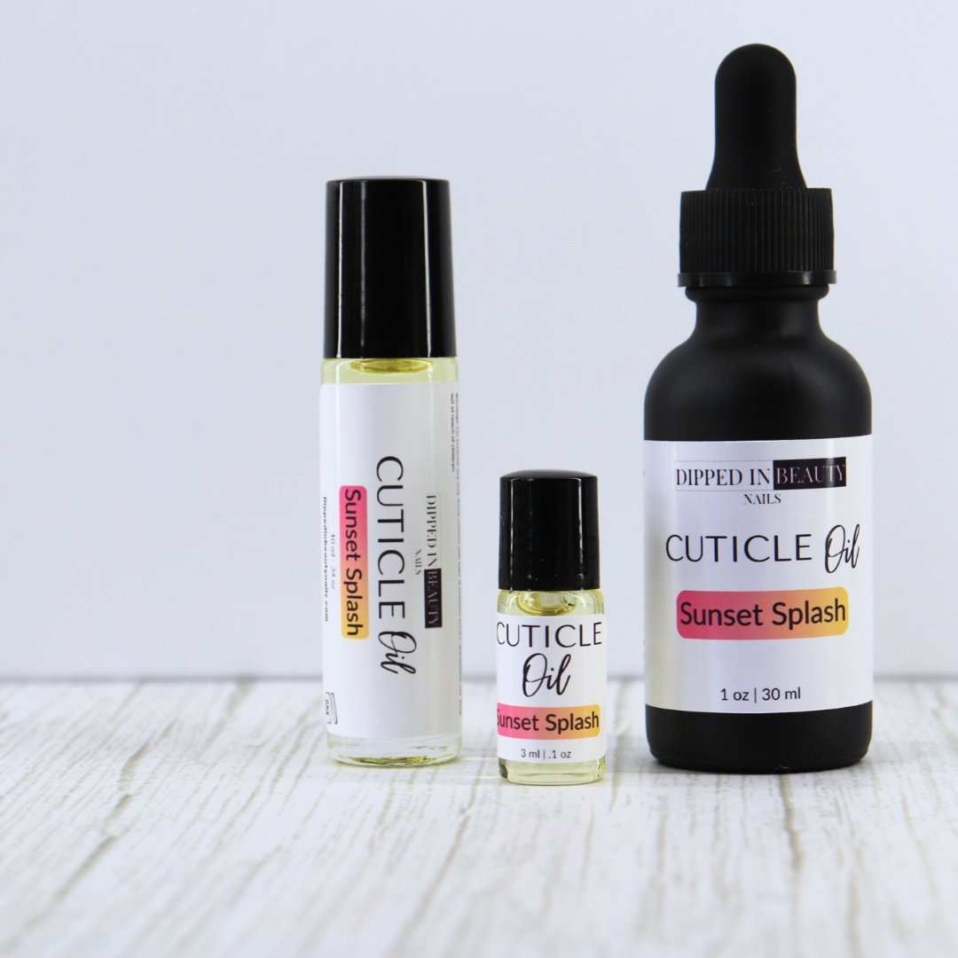 Sunset Splash Cuticle Oil | Nail & Cuticle Treatment | Handcrafted Small Batch