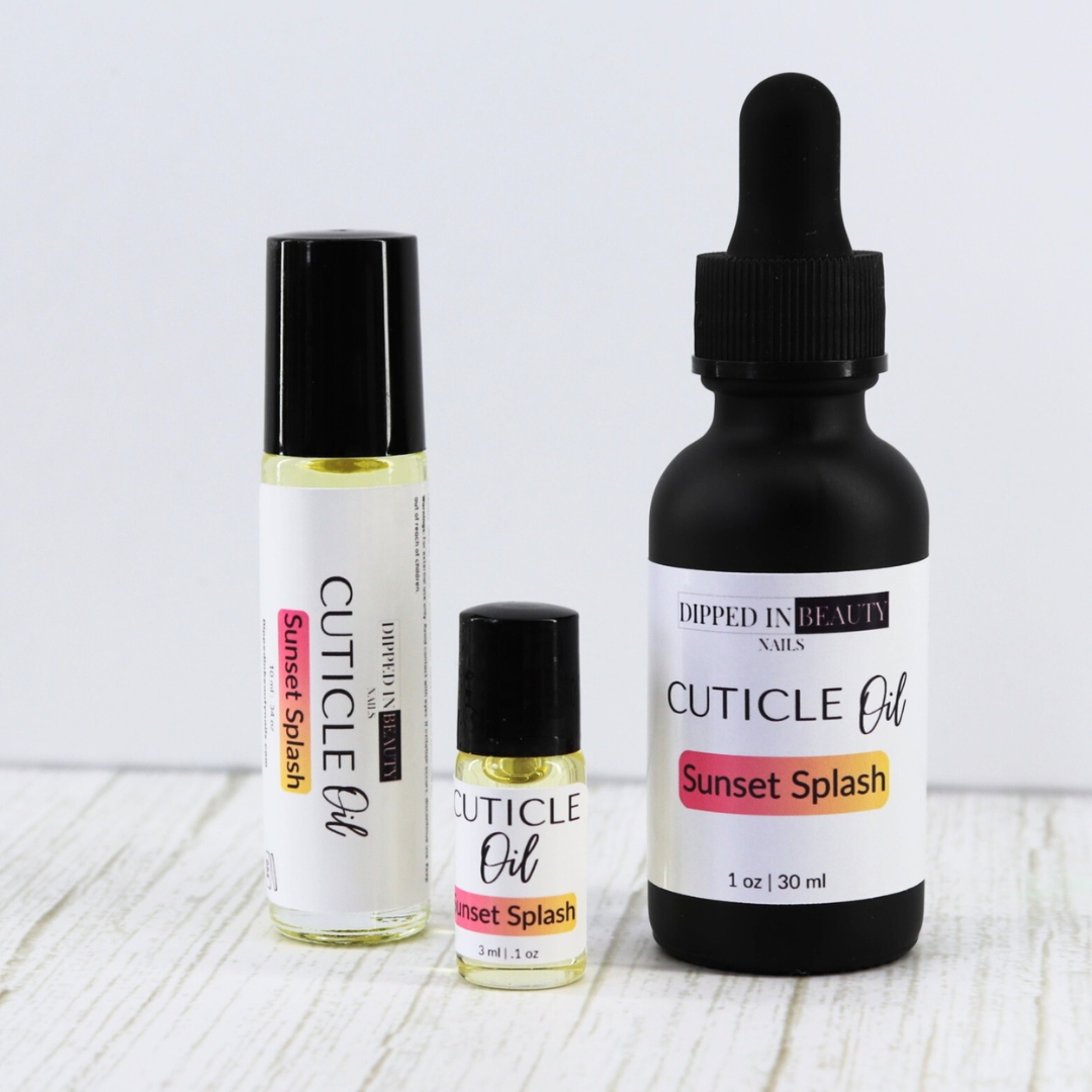 Sunset Splash Cuticle Oil | Nail & Cuticle Treatment | Handcrafted Small Batch
