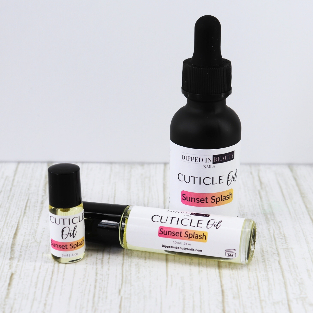 Sunset Splash Cuticle Oil | Nail & Cuticle Treatment | Handcrafted Small Batch