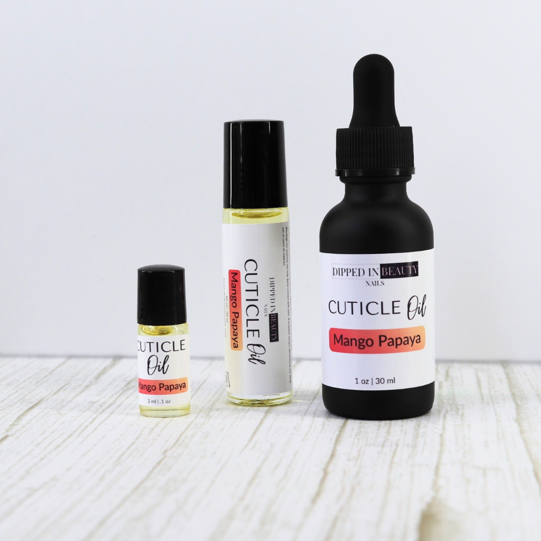 Mango Papaya Cuticle Oil | Nail & Cuticle Treatment | Handcrafted Small Batch