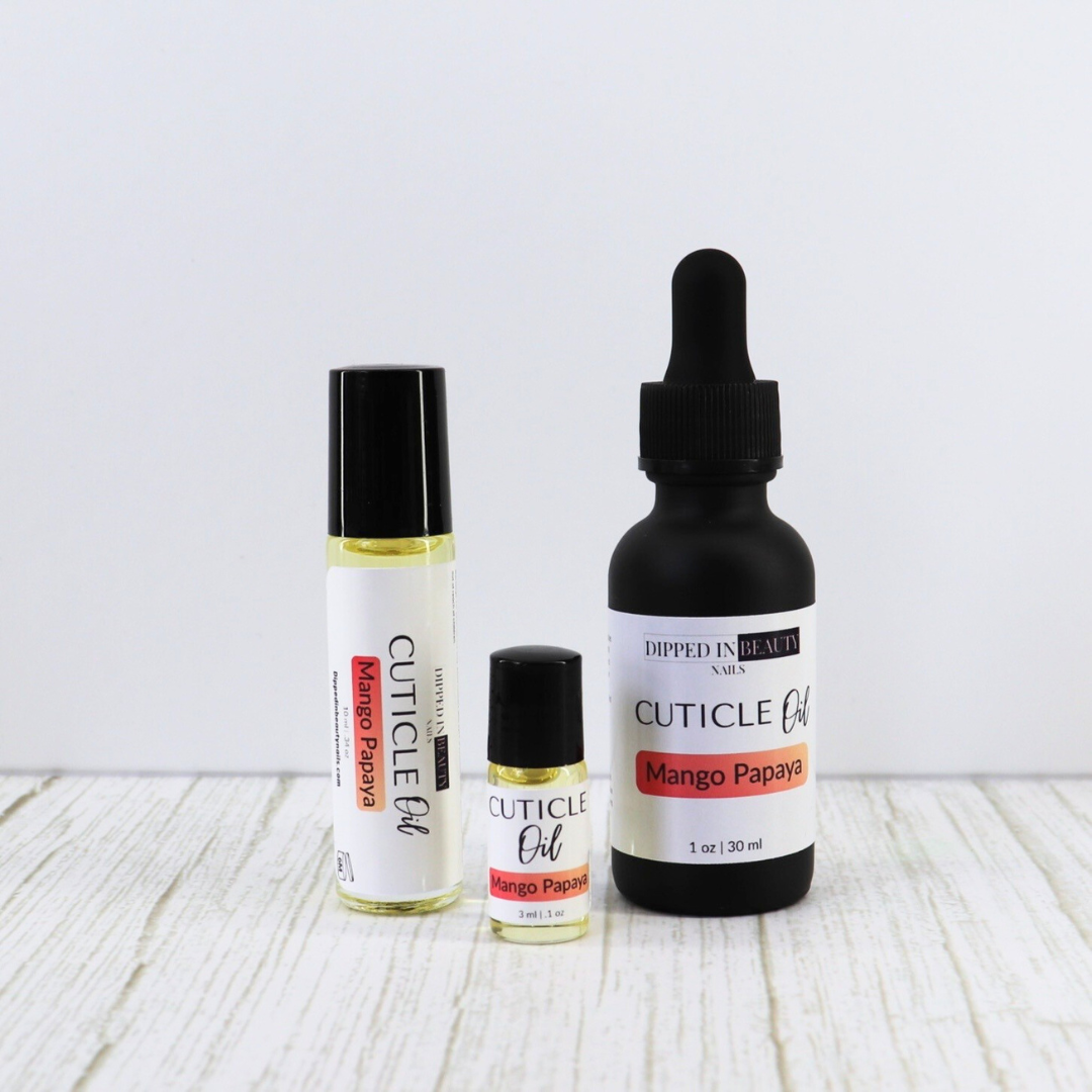 Mango Papaya Cuticle Oil | Nail & Cuticle Treatment | Handcrafted Small Batch