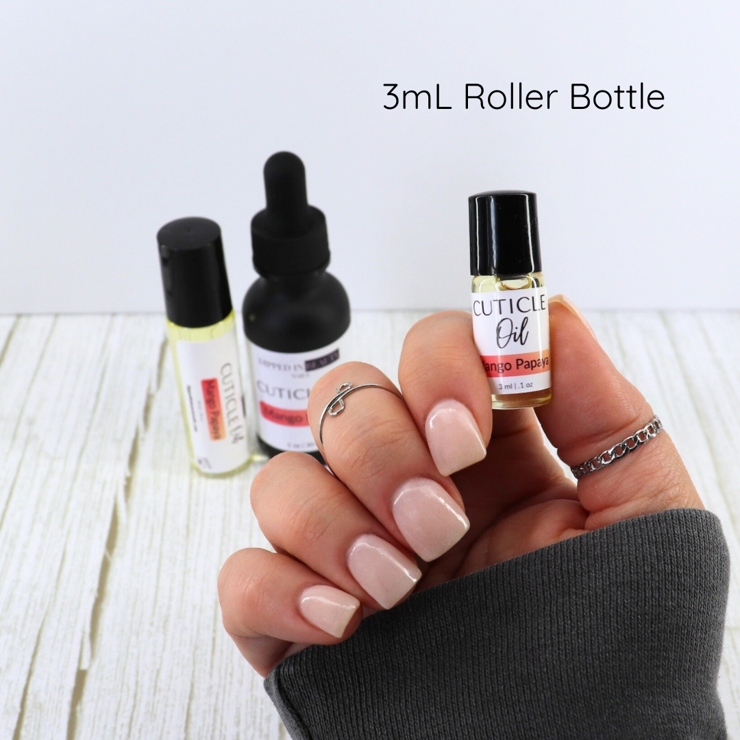Mango Papaya Cuticle Oil | Nail & Cuticle Treatment | Handcrafted Small Batch
