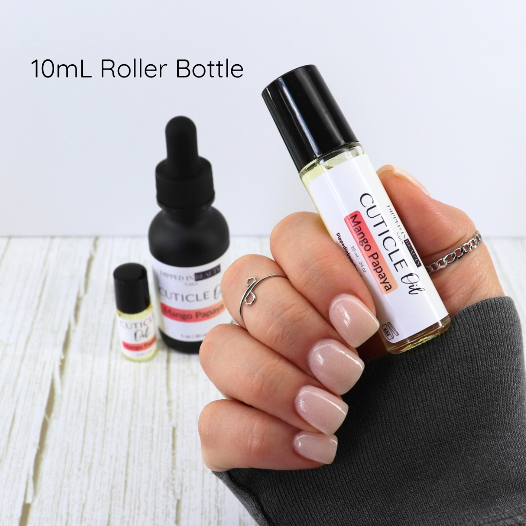 Mango Papaya Cuticle Oil | Nail & Cuticle Treatment | Handcrafted Small Batch