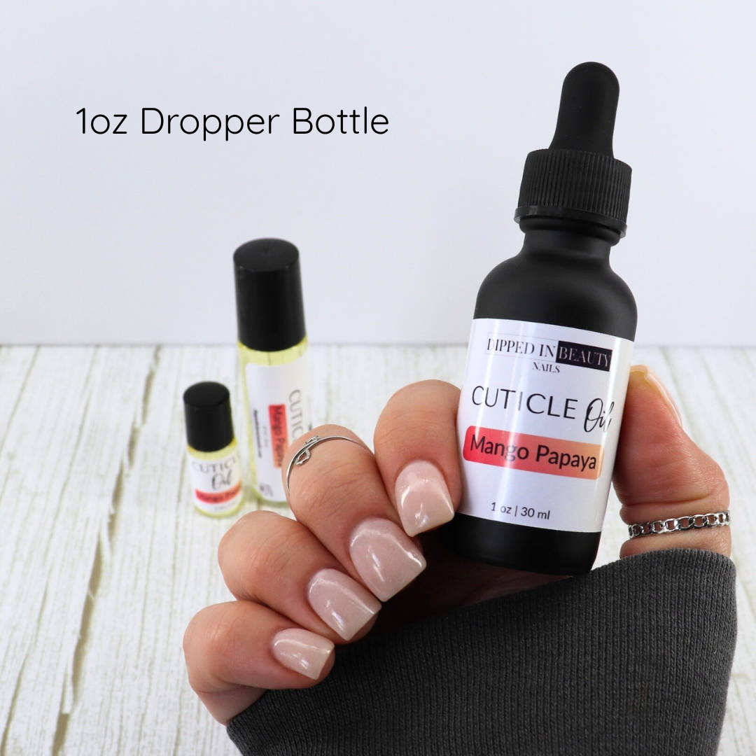 Mango Papaya Cuticle Oil | Nail & Cuticle Treatment | Handcrafted Small Batch
