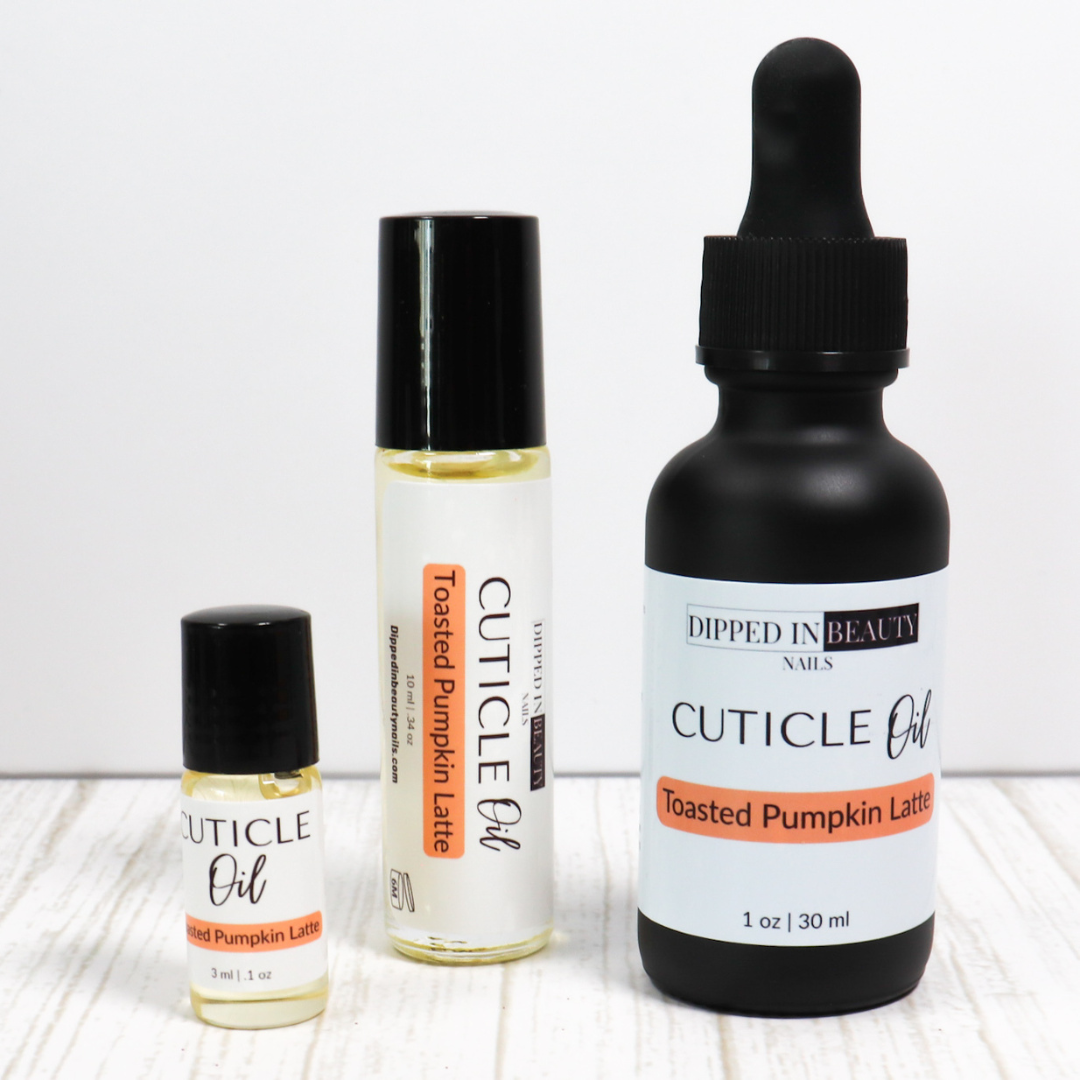 Toasted Pumpkin Latte Cuticle Oil β Fall Scented Nail Care, Moisturizing Cuticle Oil with Pumpkin, Caramel & Marshmallow
