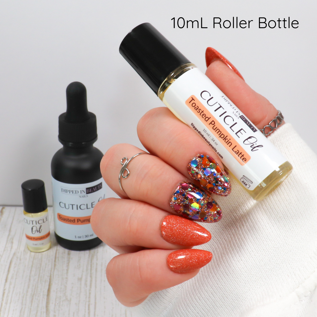 Toasted Pumpkin Latte Cuticle Oil β Fall Scented Nail Care, Moisturizing Cuticle Oil with Pumpkin, Caramel & Marshmallow