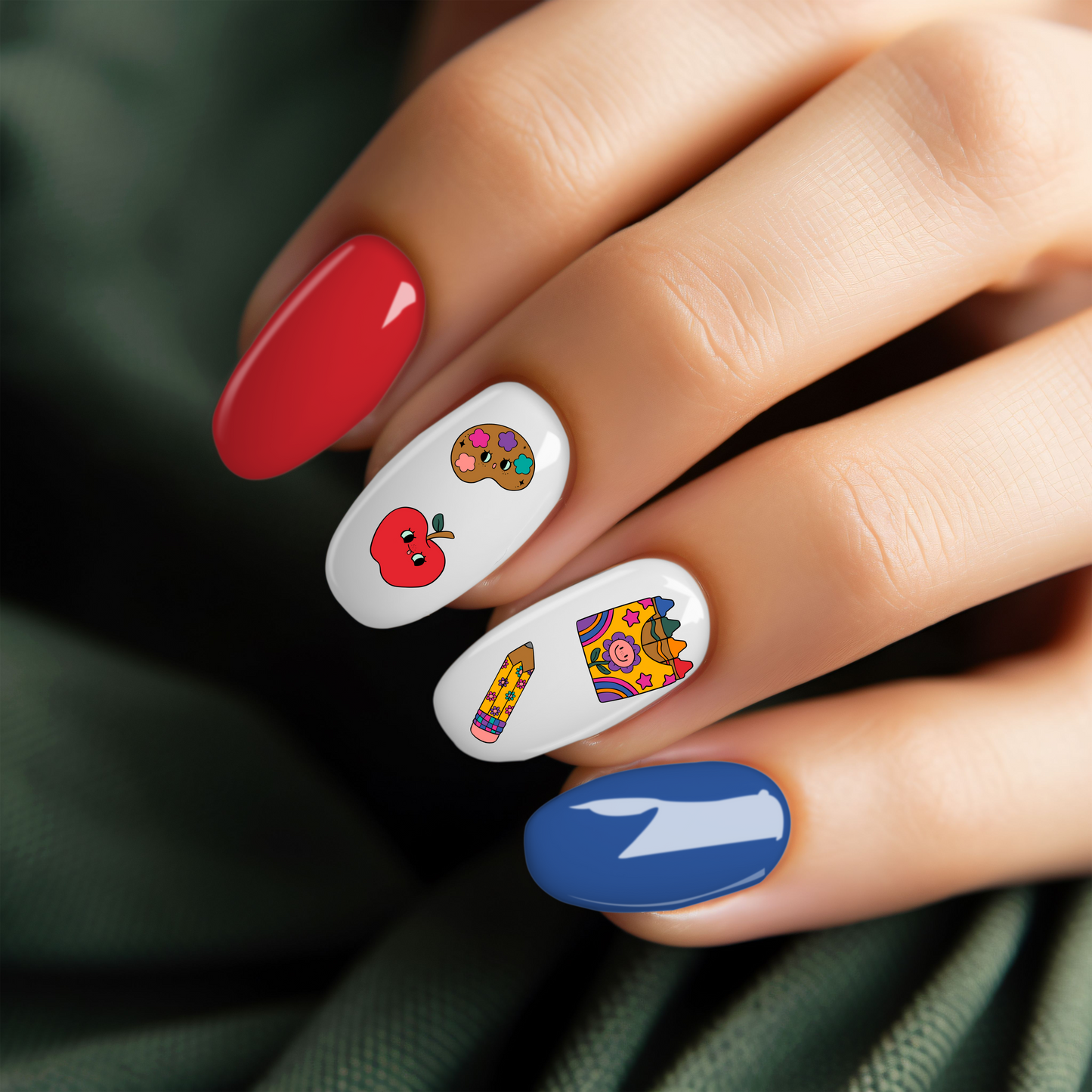 School Nail Stickers
