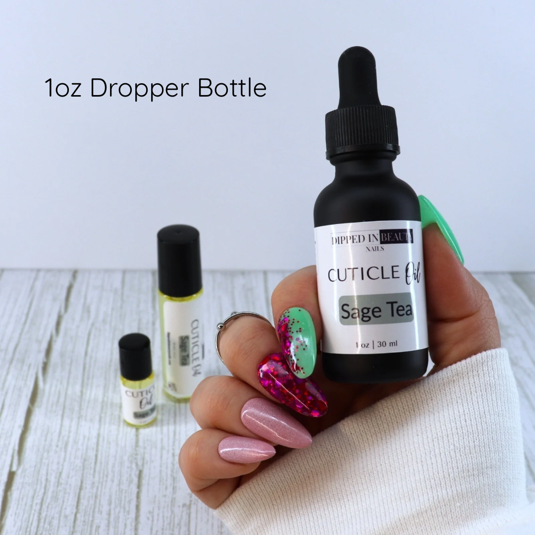 Sage Tea Cuticle Oil | Nail & Cuticle Treatment | Handcrafted Small Batch