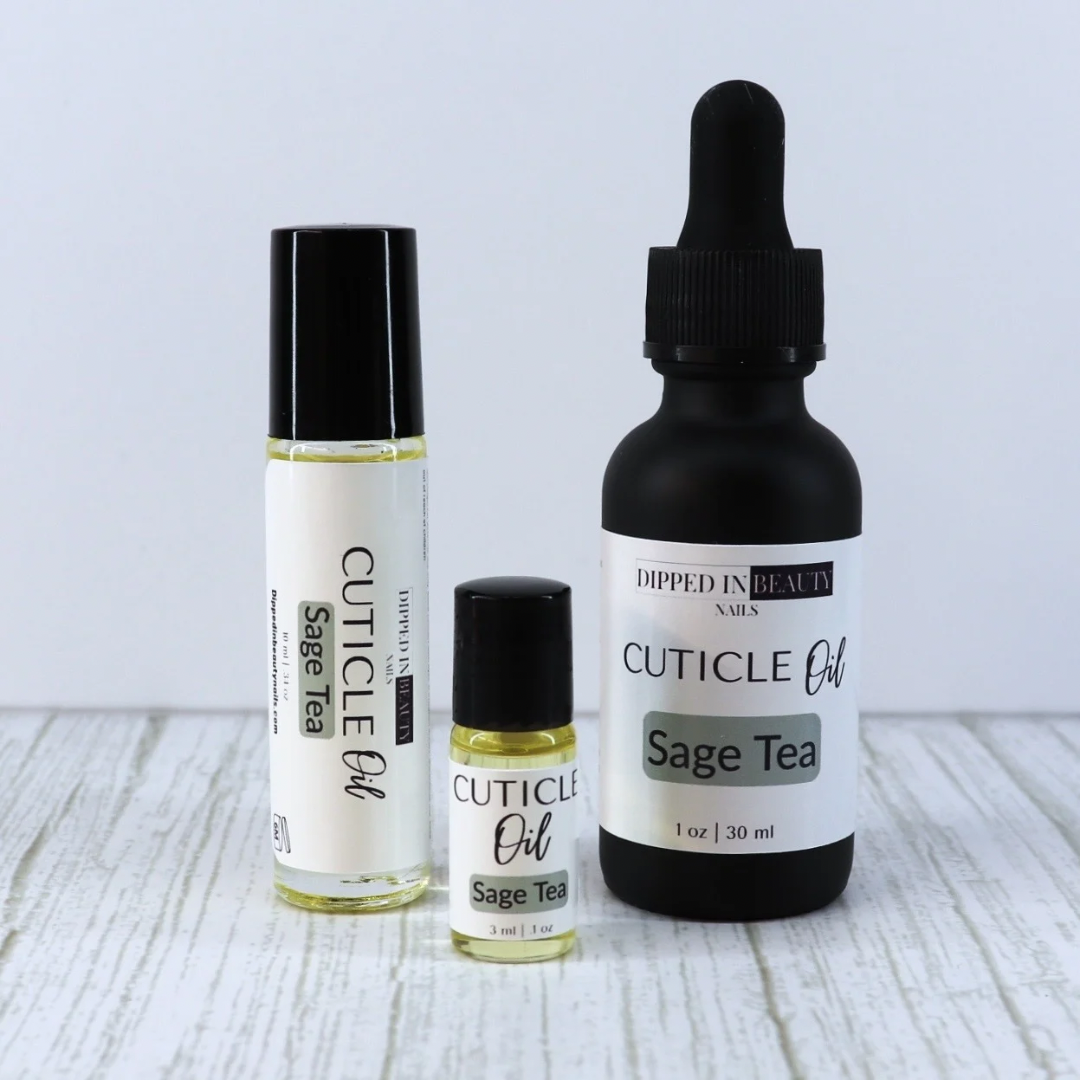 Sage Tea Cuticle Oil | Nail & Cuticle Treatment | Handcrafted Small Batch