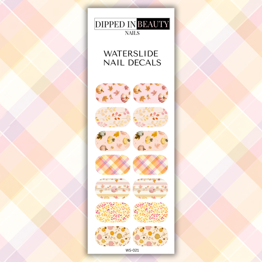 Pumpkin, Leaf & Plaid Waterslides | Waterslide 021