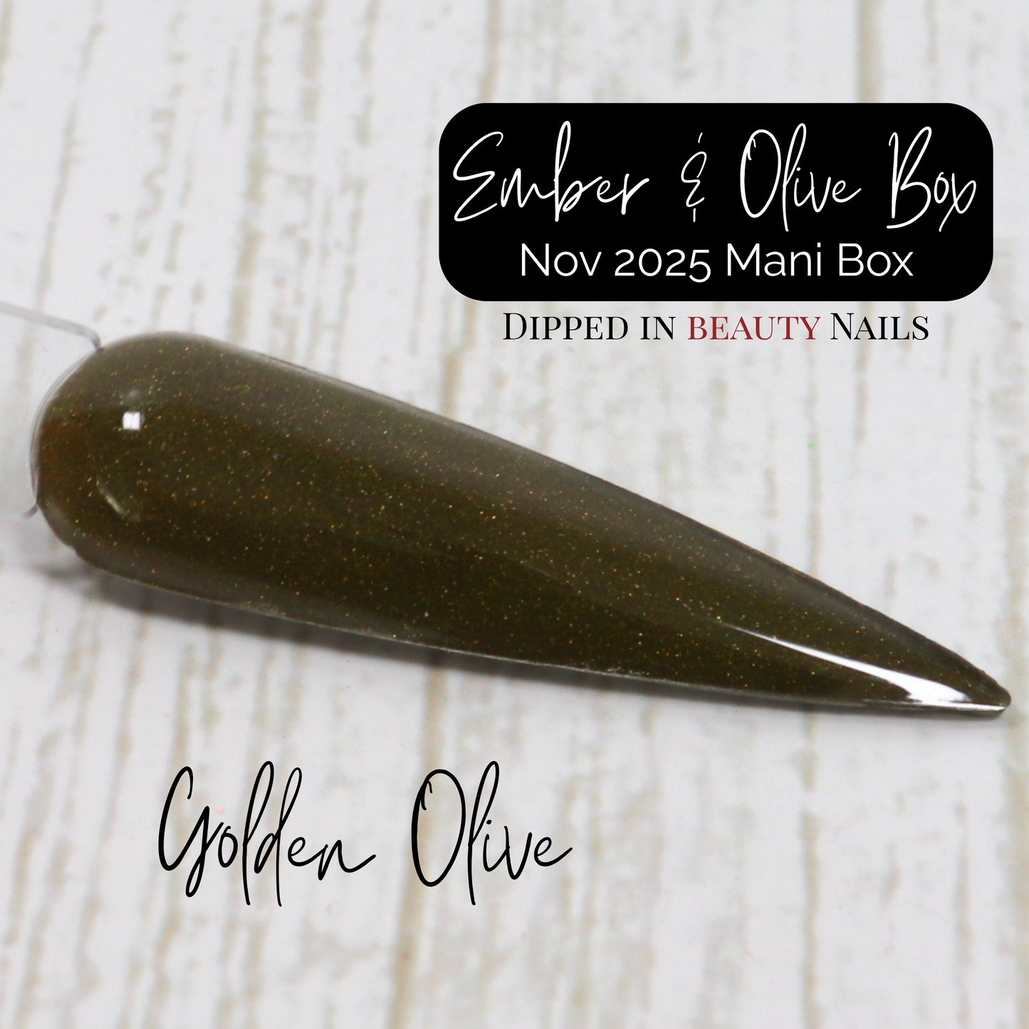 Ember & Olive November Mani Box | Fall Dip Powder Nail Kit