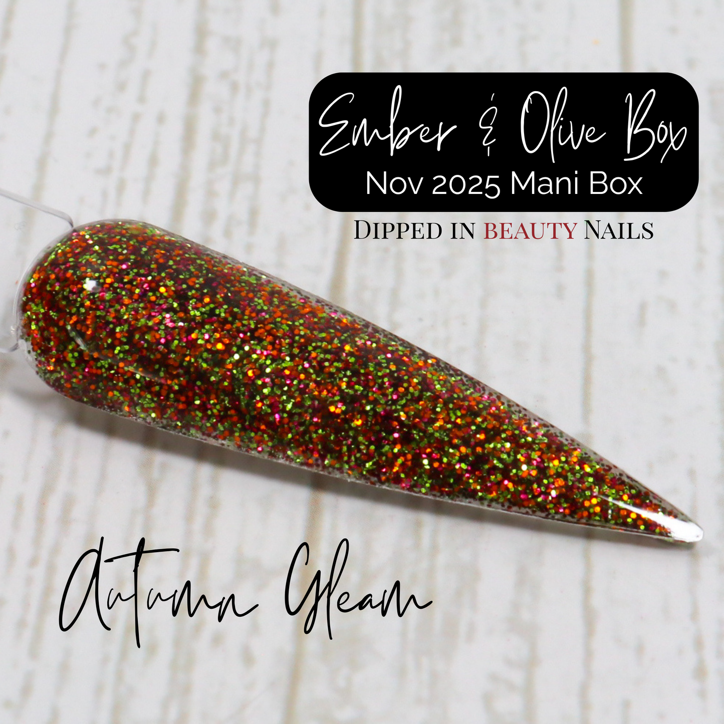 Ember & Olive November Mani Box | Fall Dip Powder Nail Kit