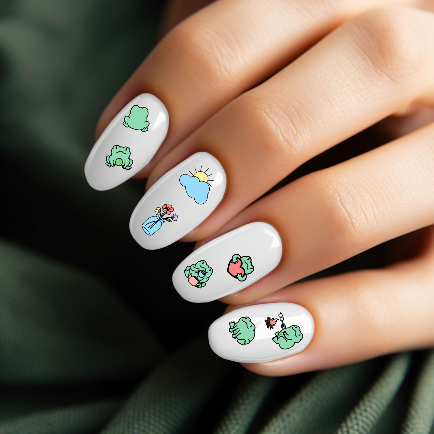 Frog Nail Stickers