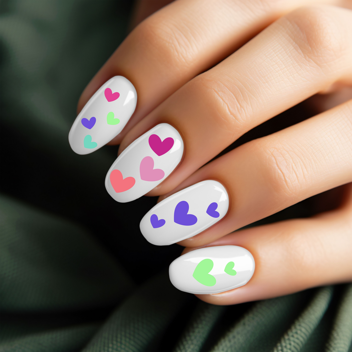 Heart Nail Stickers