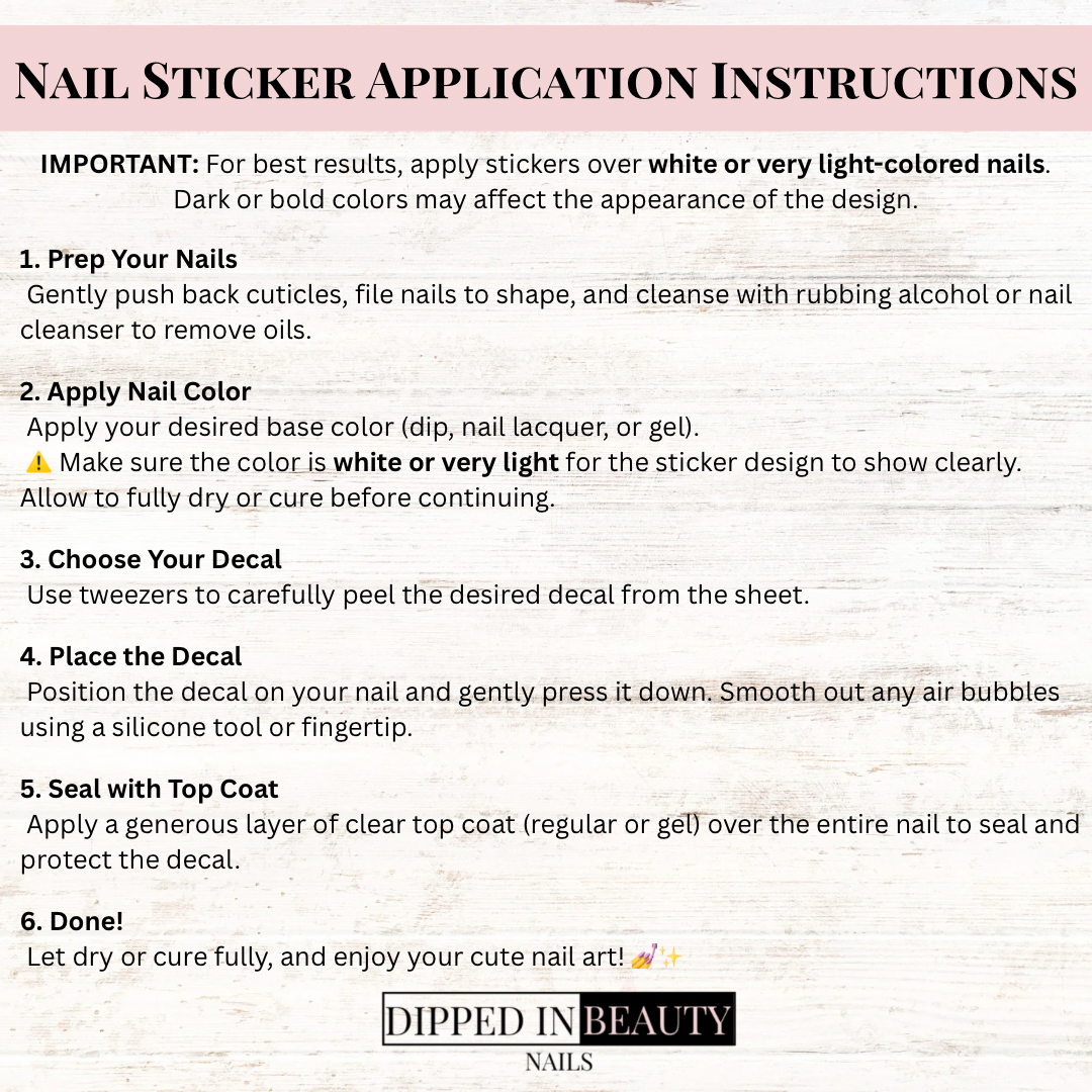 Patriotic Nail Stickers
