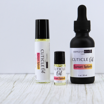 Sunset Splash Cuticle Oil | Nail & Cuticle Treatment | Handcrafted Small Batch
