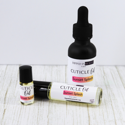 Sunset Splash Cuticle Oil | Nail & Cuticle Treatment | Handcrafted Small Batch