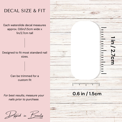 Abstract Ink Waterslide Nail Decals | Waterslide 009