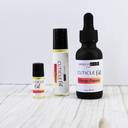 Mango Papaya Cuticle Oil | Nail & Cuticle Treatment | Handcrafted Small Batch