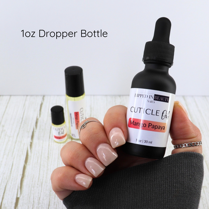 Mango Papaya Cuticle Oil | Nail & Cuticle Treatment | Handcrafted Small Batch