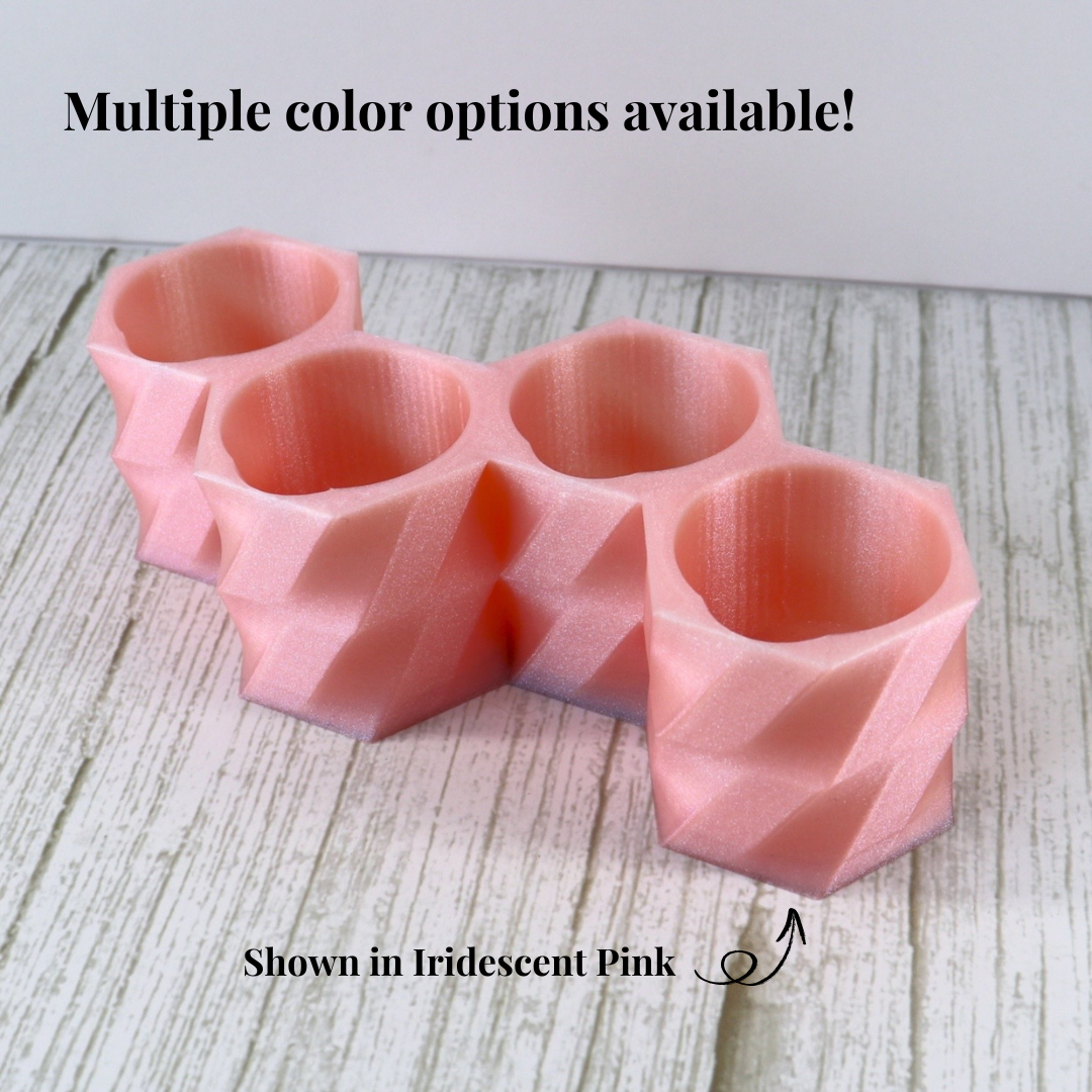 Four Bottle Dip Liquid Holder, Nail Polish Holder