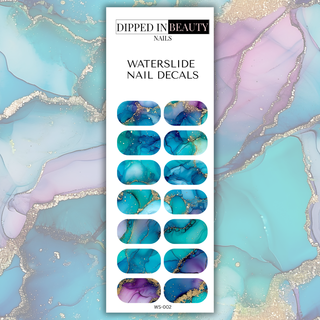 Marble Waterslide Nail Decals | Waterslide 002