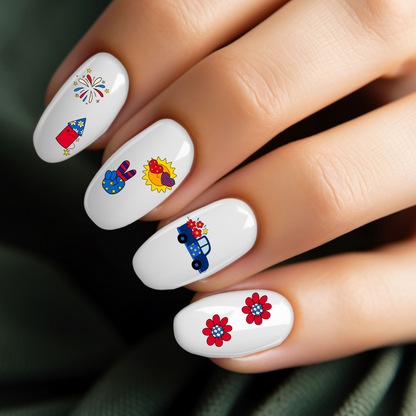 Patriotic Nail Stickers