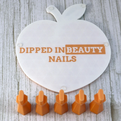 Peach Press on Nail Stand
