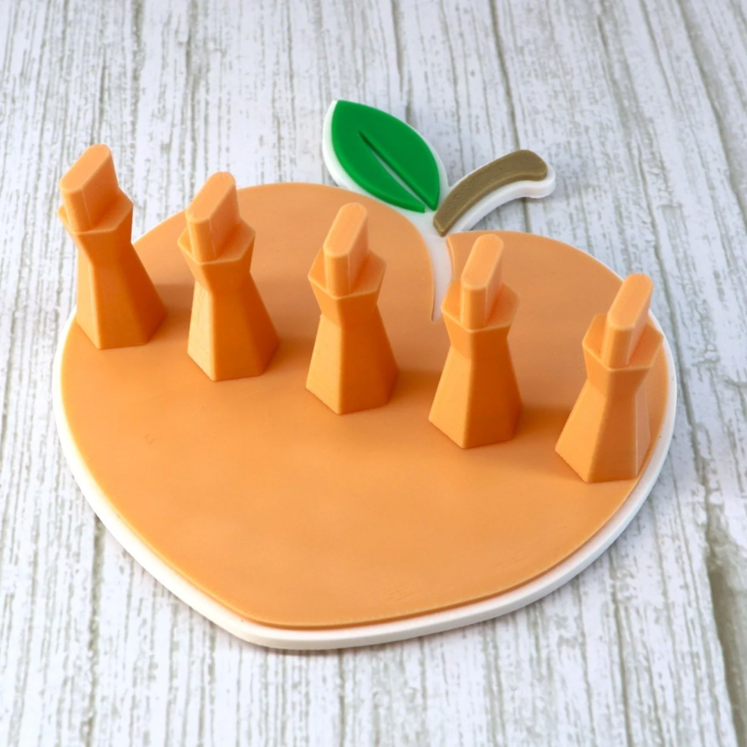 Peach Press on Nail Stand