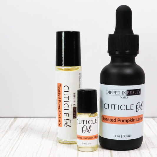 Toasted Pumpkin Latte Cuticle Oil – Fall Scented Nail Care, Moisturizing Cuticle Oil with Pumpkin, Caramel & Marshmallow