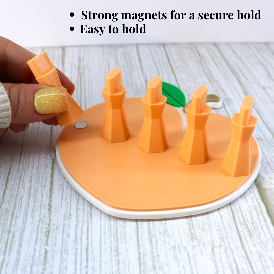 Peach Press on Nail Stand