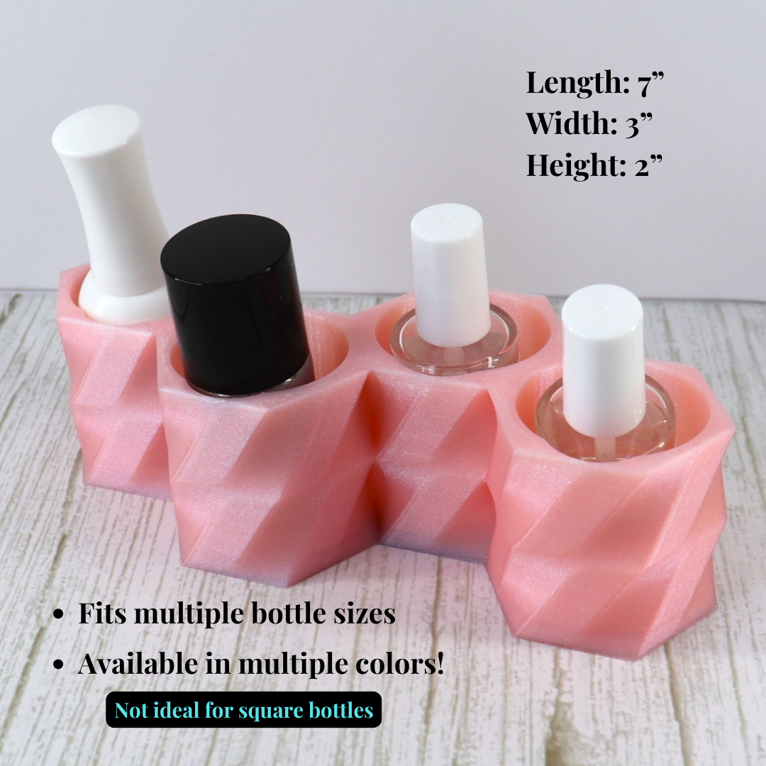 Four Bottle Dip Liquid Holder, Nail Polish Holder