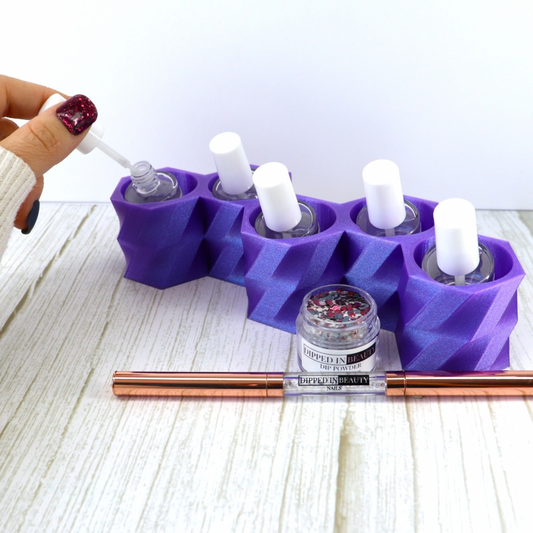 Five Bottle Dip Liquid Holder, Nail Polish Holder