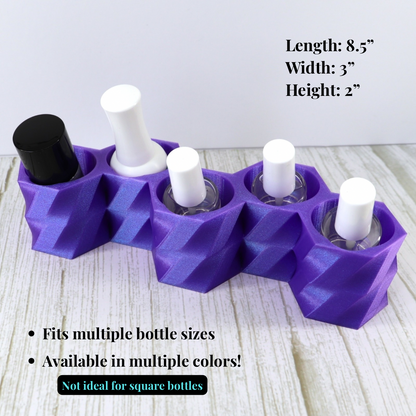 Five Bottle Dip Liquid Holder, Nail Polish Holder