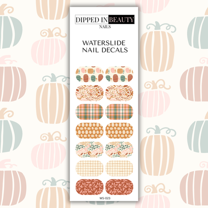Pumpkin, Plaid & Floral Waterslides | Waterslide 023