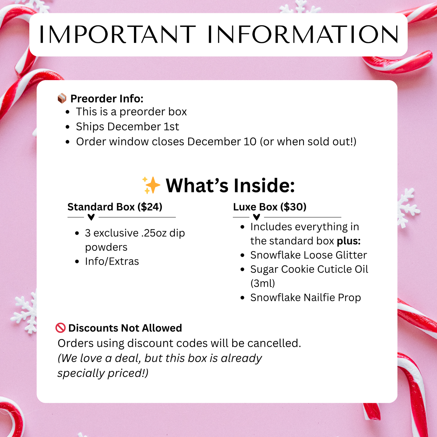 The Sweetest Season December Mani Box | Winter Dip Powder Nail Kit