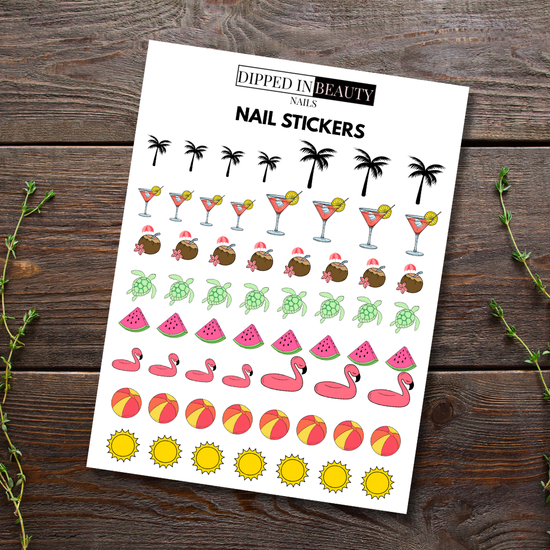 Summer Nail Stickers
