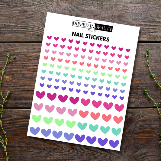 Heart Nail Stickers