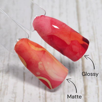 Rainbow Watercolor Waterslide Nail Decals | Waterslide 004